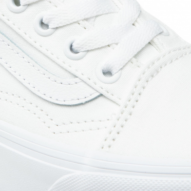 Chaussures basses à plateforme pour femme Platform Old Skool blanc vn0a3b3uw001