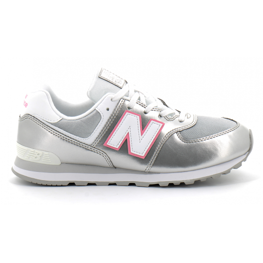 new balance gc574 silver/metal gc574lf1