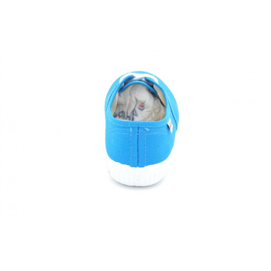 victoria tennis en toile enfant turquoise 6613