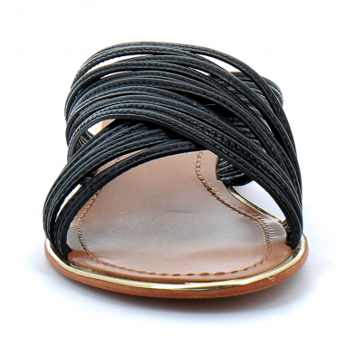 Mules pour femme Halloa noir 42307