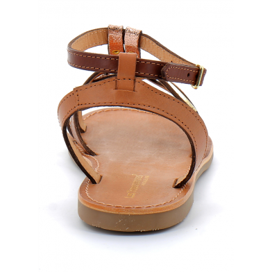 Sandales pour femme bride cheville Hamsuni nude/multi 43017