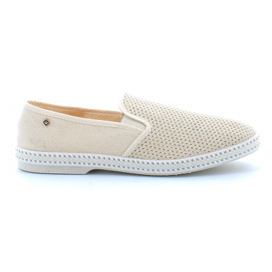 Espadrille pour adulte en toile de coton CLASSIQUE TOILE & FILET beige 2002