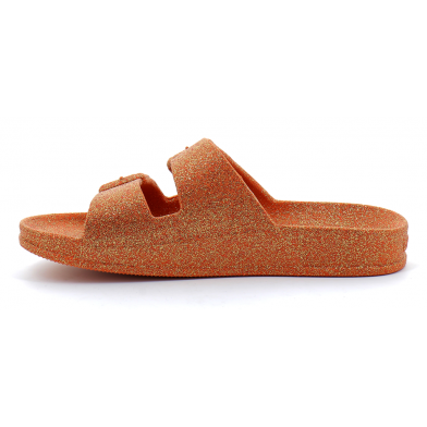 Sandales à paillettes pour enfant CARIOCA terracotta du 25 au 34-21s1043048b2