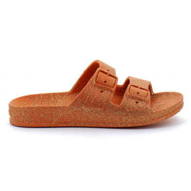 Sandales à paillettes pour enfant CARIOCA terracotta du 25 au 34-21s1043048b2