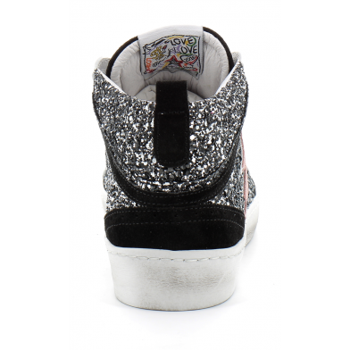 Basket mode montante à lacet pour femme ALPHA black/black 1062