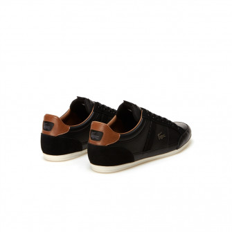 LACOSTE - CHAYMON EN CUIR noir-camel 7-30spm402002h