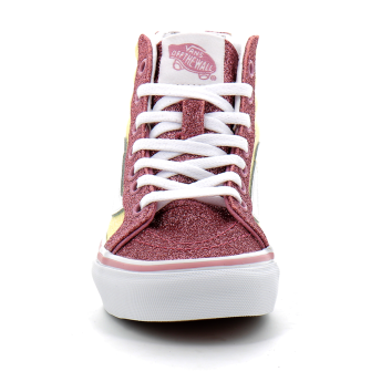 vans sk8-hi kids rose-glitter vn0a5elf0fu1