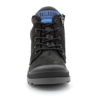 Chaussure enfant waterproof en cuir black/black 57216-010-m