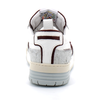 Basket mode basse à lacet pour femme Corvo blanc 8680