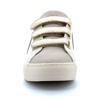 Basket mode à scratch pour femme ARCADE STRAPS SIDE dove/dove mngens04ve