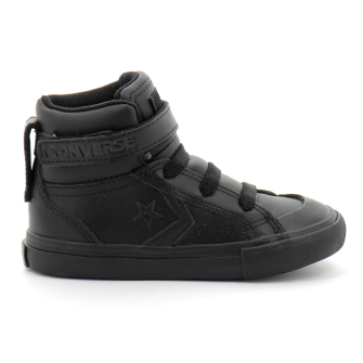 Chaussures à lacet elastique et scratch pour enfant noir du 22 au 26-a01070c