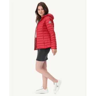 Doudoune légère à capuche pour femme Cloe red 300