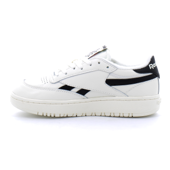 Basket compensée pour femme Club C Double chalk/black du 36 au 41-h04190