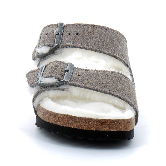 Sandale en cuir velours pour adulte Arizona stone 1017403