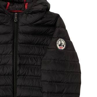 Doudoune légère à capuche pour enfant Hugo noir 999