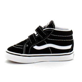 Chaussures à scratch pour enfant Sk8-Mid Reissue noir-blanc vn00018w6bt1