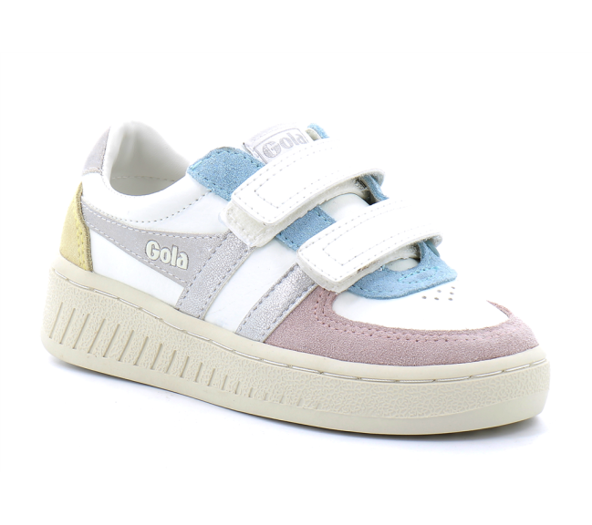 Basket à scratch pour enfant Grandslam white/blossom cka207wk