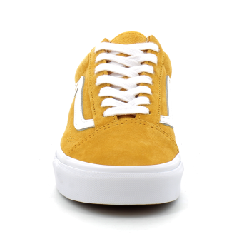 Chaussures basses à lacets en daim pour adulte Old Skool golden yellow vn0a5jmif3x1