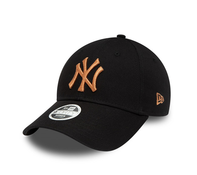 Casquette 9FORTY New York Yankees Metallic Logo noir osfm
