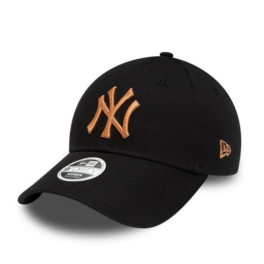 Casquette 9FORTY New York Yankees Metallic Logo noir osfm