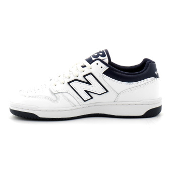 Basket pour adullte BB480 blanc/bleu. bb480lwn