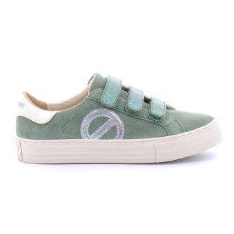 Basket mode à scratch pour femme ARCADE STRAPS SIDE tilleul mngegco461