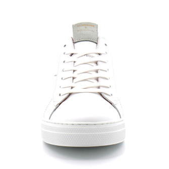 Baskets basses en cuir pour homme Spark Clay white menthe kmnhl7042u