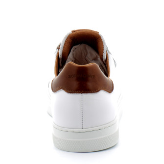 Baskets basses en cuir pour homme Spark Clay white camel kmnhcu04ca