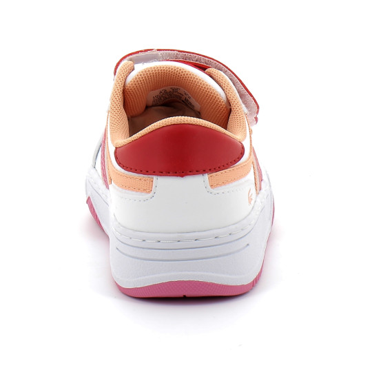 Sneakers L001 bébé blanc-rouge 45sui0007-286