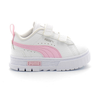 Basket à scratch pour enfant Mayze white/pink du 19 au 27-389299-16