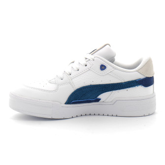 Basket à lacet pour enfant CA Pro Glitch blanc noir du 28 au 35-390822-01