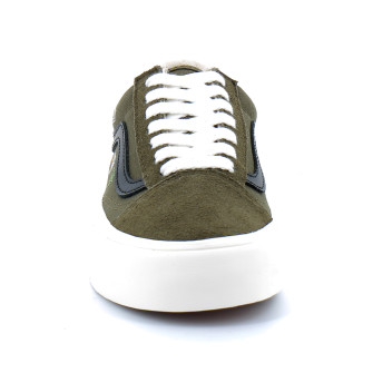 Chaussures basses à lacets pour femme Old Skool dark olive vn0005ubdol1