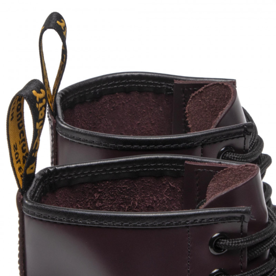 BOOTS 1460 EN CUIR SMOOTH À LACETS burgundy 27277626