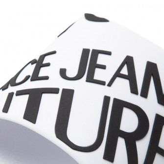 Claquettes Versace blanc 74ya3sq1-71352-003