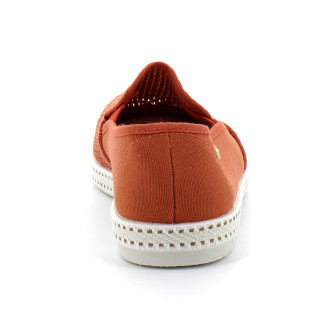 Espadrille pour adulte en toile de coton CLASSIQUE TOILE & FILET terracotta 2027