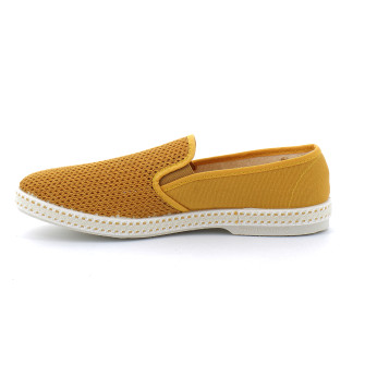 Espadrille pour adulte en toile de coton CLASSIQUE TOILE & FILET curry 2018