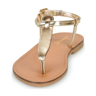 Sandales pour femme à entre-doigts Harvil or 63467