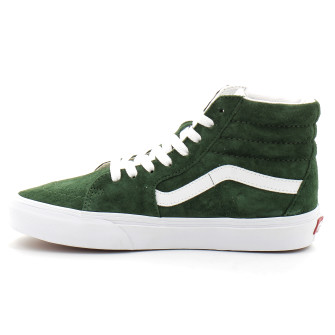 Chaussures montantes à lacets pour adulte en daim Sk8-Hi vert vn0007nsbxu1