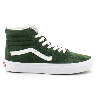 Chaussures montantes à lacets pour adulte en daim Sk8-Hi vert vn0007nsbxu1