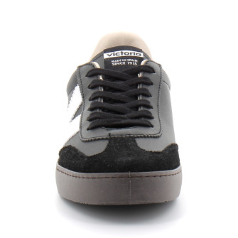 Basket basse à lacet à semelles marron pour femme 1126186 negro 1126186