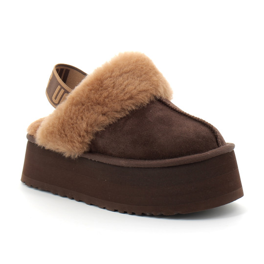 ugg funkette chaussons burnt cedar 1113474-bcdr