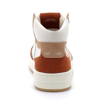 Basket mode montantes à lacet pour femme KELLY MID W blanc-camel du 36 au 41-oncfsn04ca