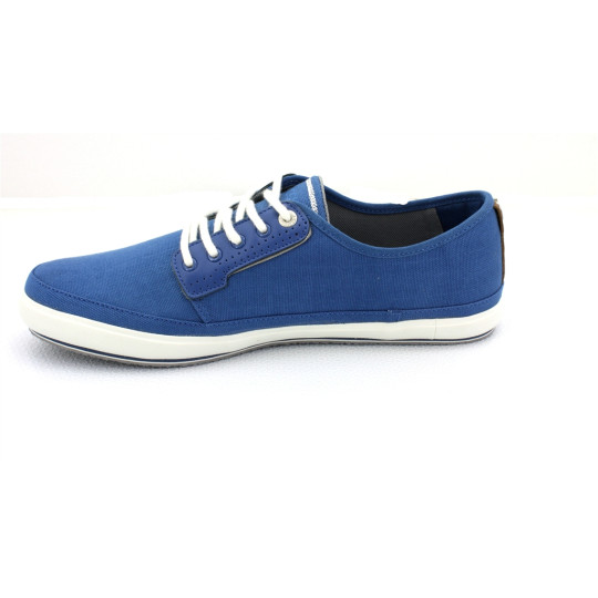 lacoste sneakers saulieu tricolores en suédine new blue 7-31cam0161125