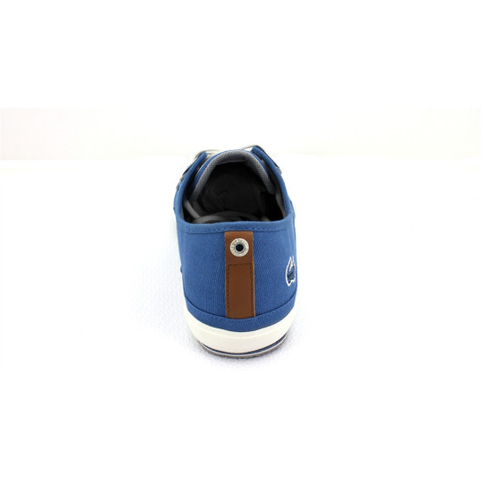 lacoste sneakers saulieu tricolores en suédine new blue 7-31cam0161125