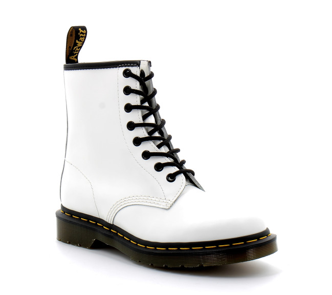 BOOTS 1460 EN CUIR SMOOTH À LACETS white smooth 11822100