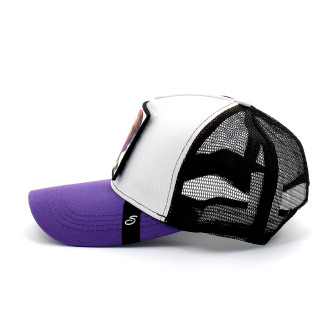Casquette Scratchy’s blanc-violet