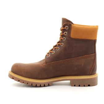 Boot imperméable à lacets pour homme en marron 6-inch cathay mn-9431---------