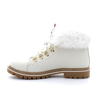 Boots pour femme à col fourré blanc du 36 au 41-c022158
