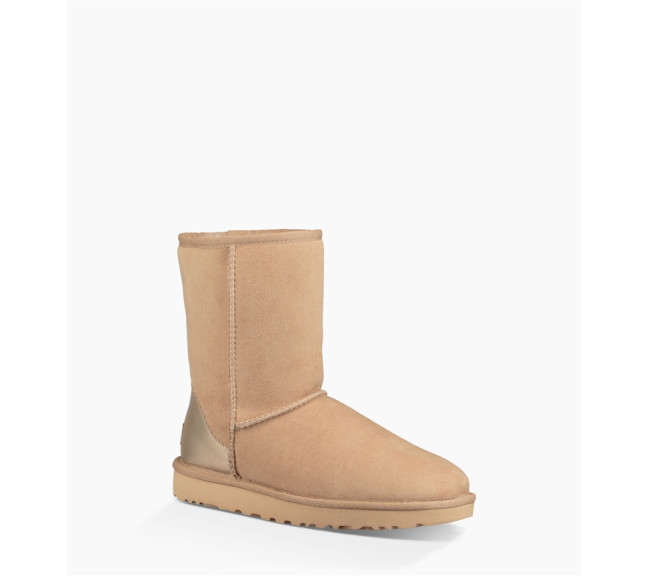 ugg classic short ii metallic driftwood 1019030 ugg classic short ii metallic driftwood 1019030