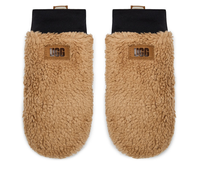 fluff Mitten W Logo Tape caramel 21631-carm fluff Mitten W Logo Tape caramel 21631-carm